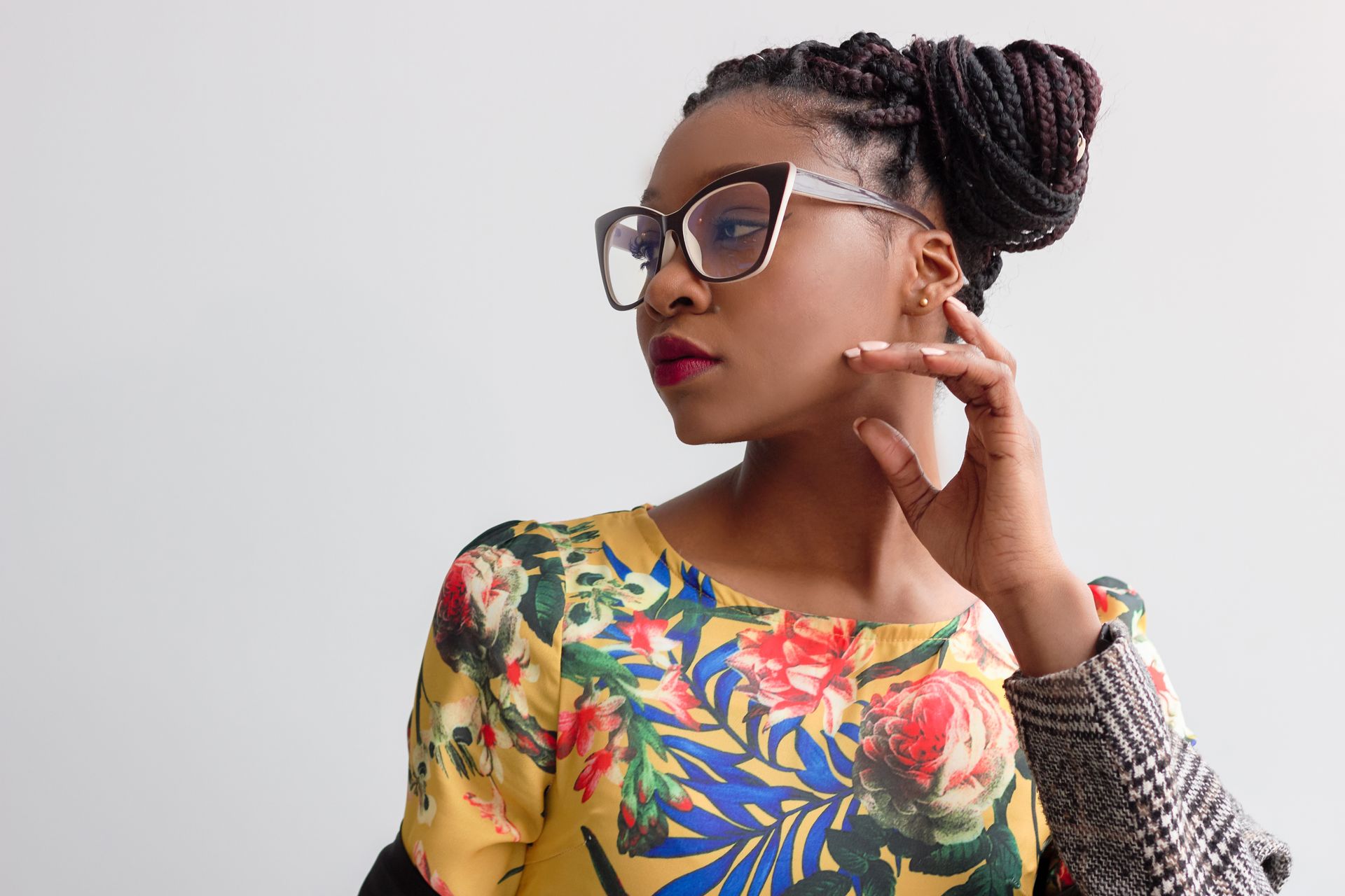 Afro-Caribbean braids hairstyle 2