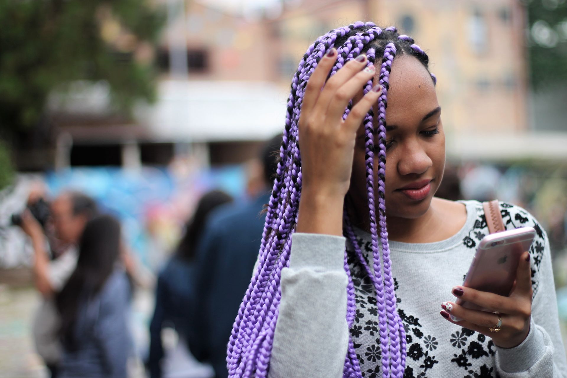 Afro-Caribbean braids hairstyle 3