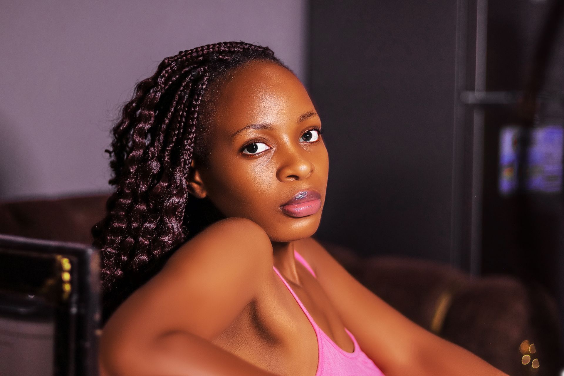 Afro-Caribbean braids hairstyle 5