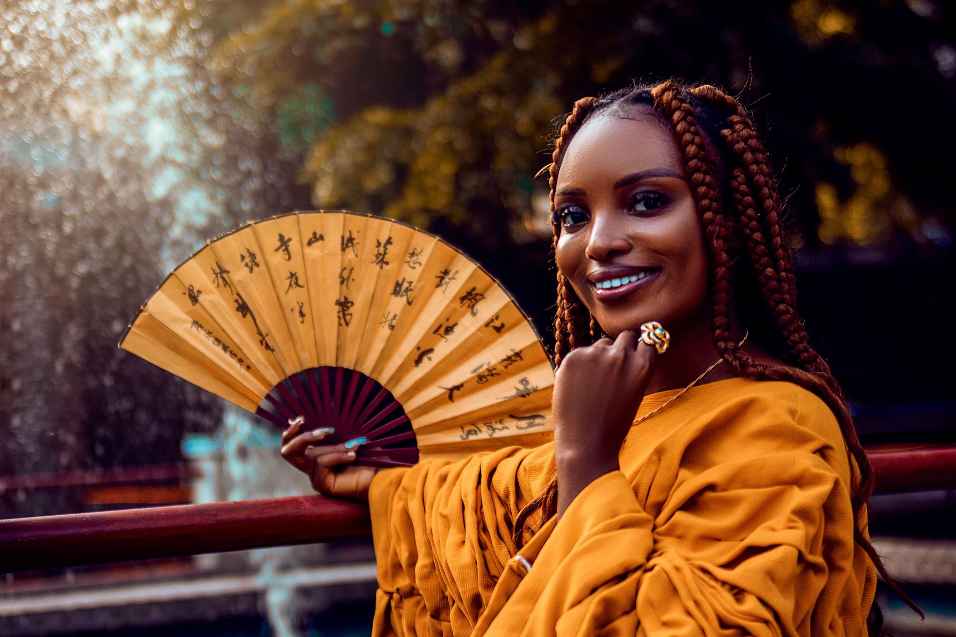 Afro-Caribbean braids hairstyle 6